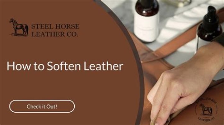 Can you use Vaseline to soften leather?