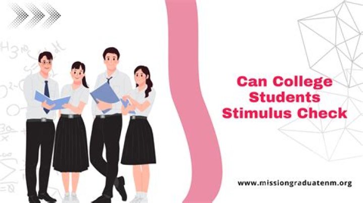 Do college students get the 1400 stimulus check?