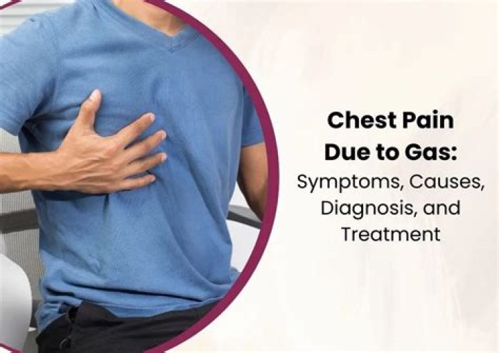 Does gas can cause chest pain?