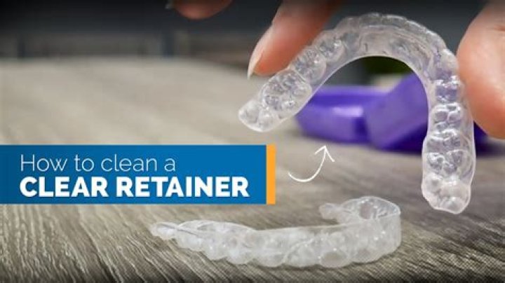 How can I clean my retainer naturally?