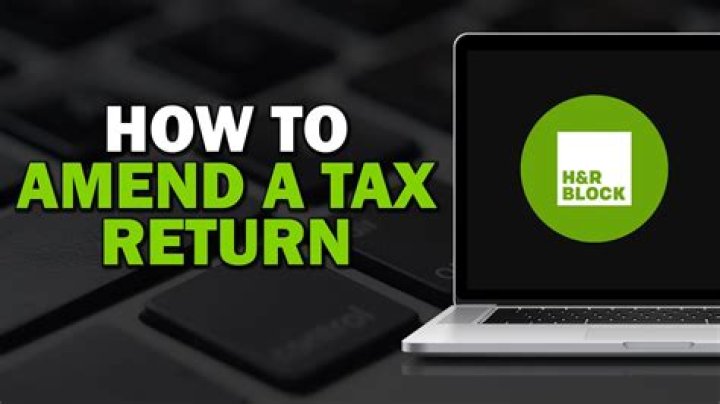 How do I amend a tax return already filed?