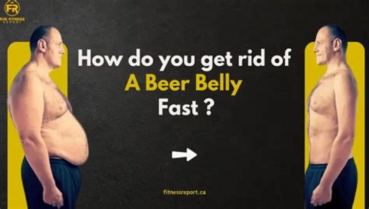 How do I get rid of a beer belly?