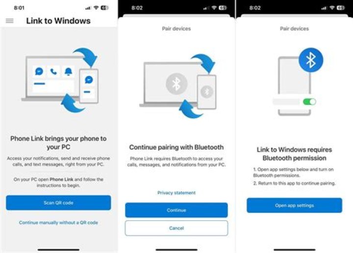 How do I link my phone to another phone?