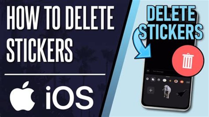 How do you delete stickers on Picsart PC?