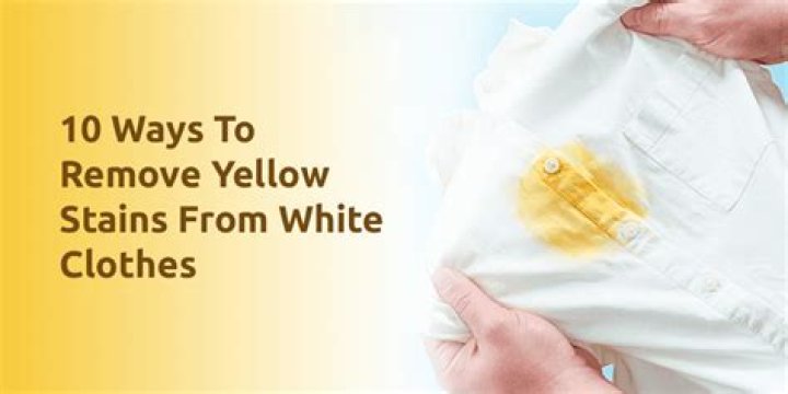 How do you get yellow stains out of linen?