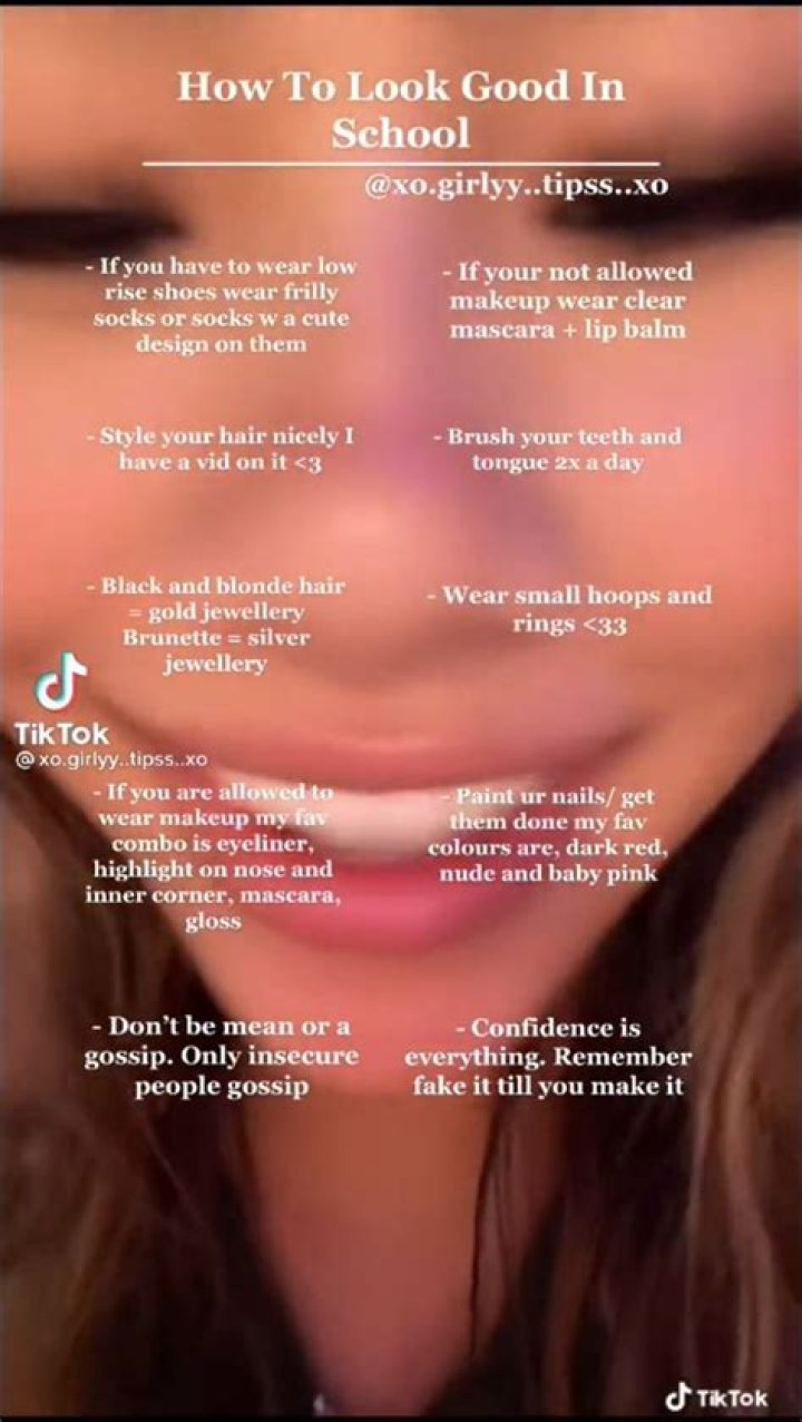 How do you look pretty in middle school?
