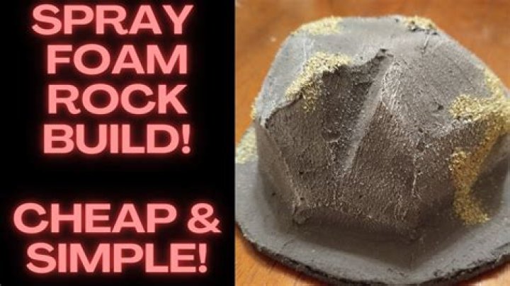 How do you make Styrofoam look like concrete?