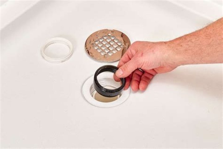 How far can a shower drain be from a vent?