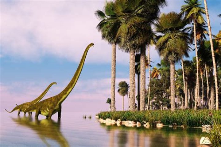 How long ago did dinosaurs roam the earth?