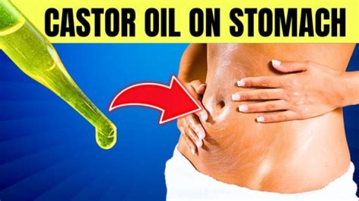 How long does castor oil take to cleanse stomach?