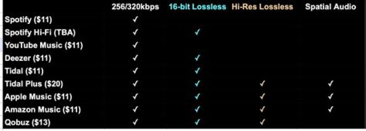 How many kbps is Spotify?