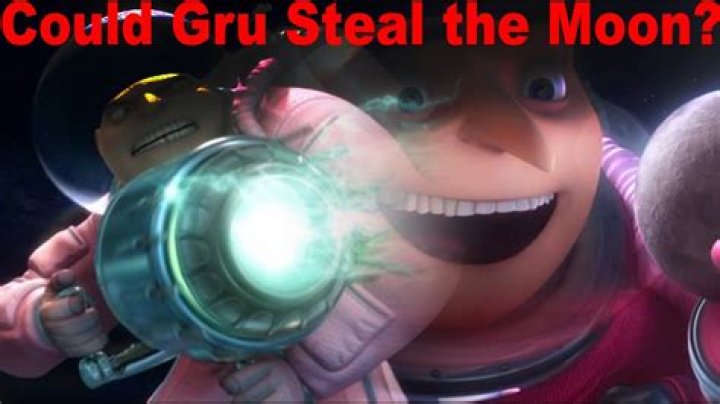 How small did Gru shrink the Moon?