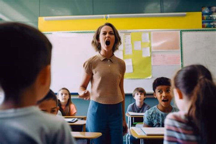Is it okay for a teacher to yell?