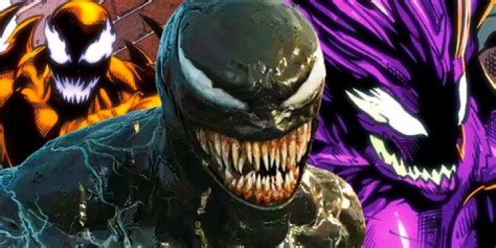 Is Venom purple or black?