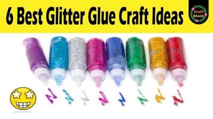What's the best glue to stick glitter to glass?