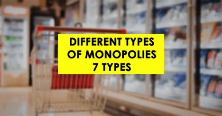 What are 4 types of monopolies?