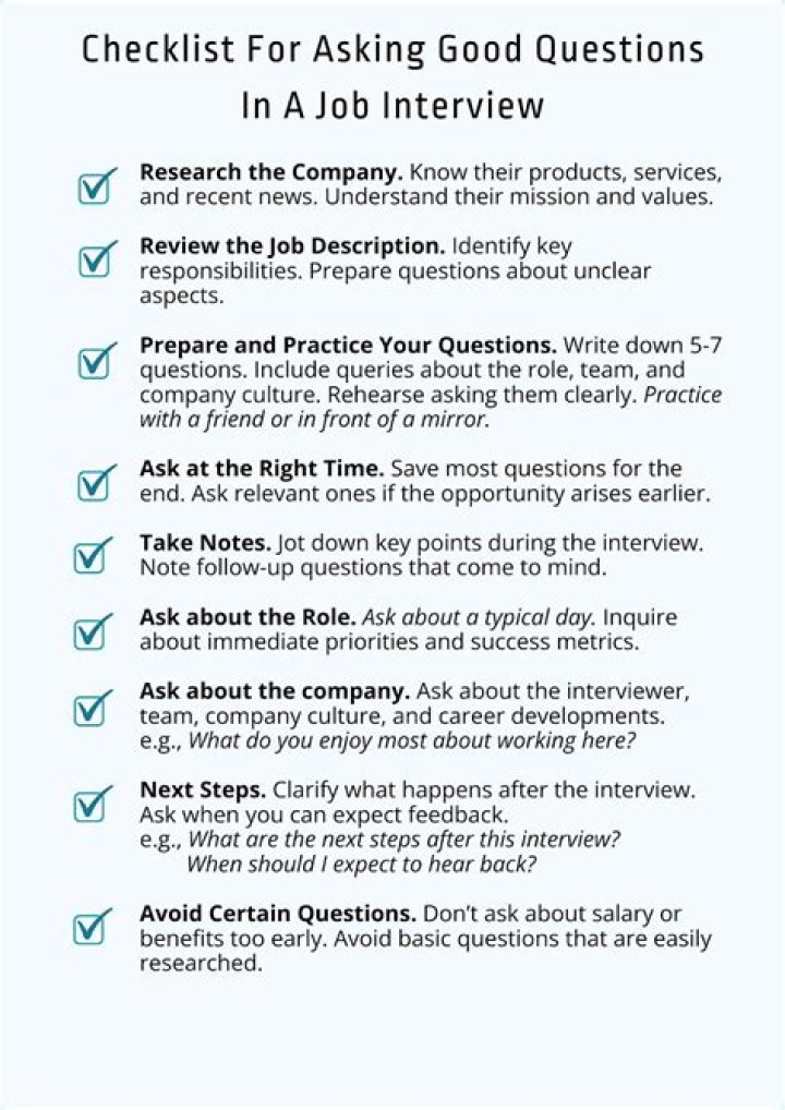 What are good questions to ask interns?