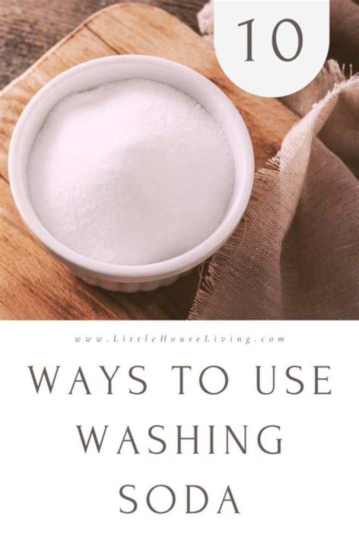 What can I use washing soda for?