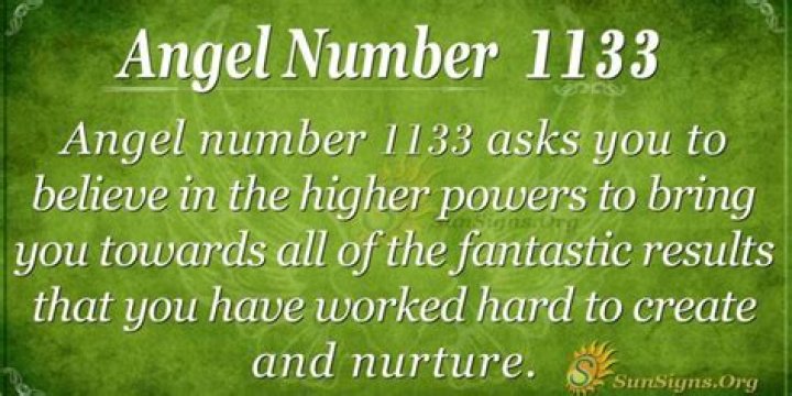 What does 1133 mean?