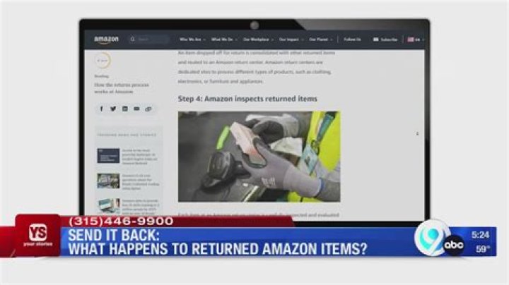 What does Amazon do with destroyed items?