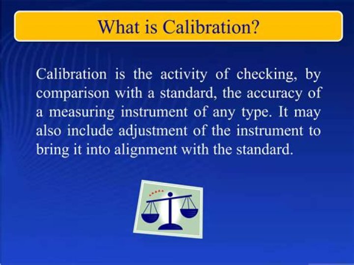 What does calibration mean in ML?