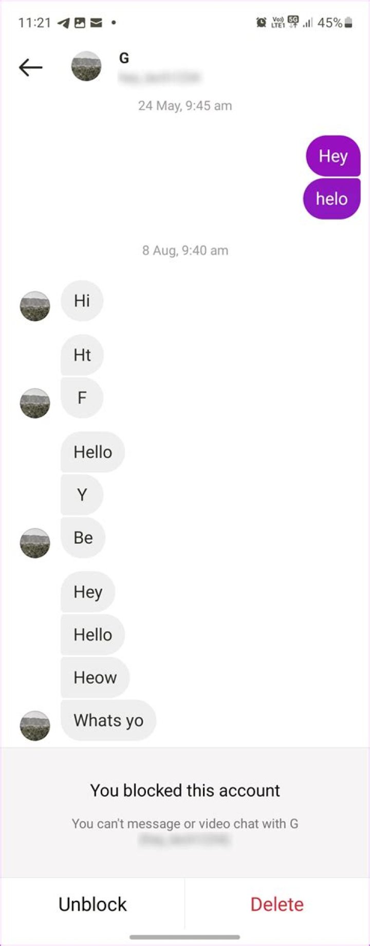 What happens if you text someone who has blocked you?