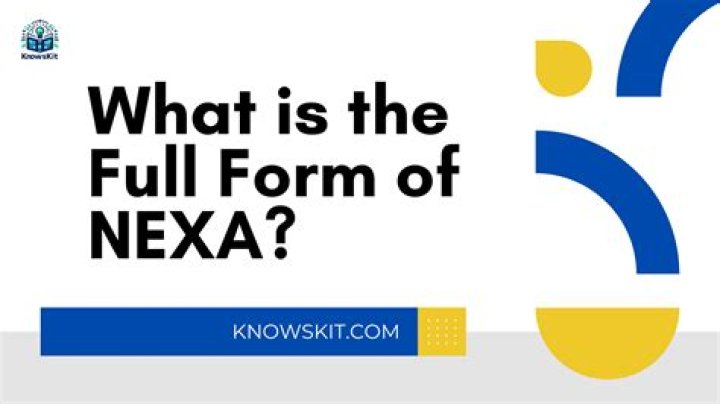 What is Nexa full form?