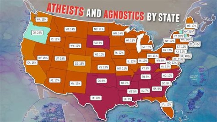 What is the most atheist state?