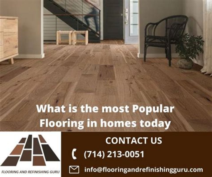 What is the most popular flooring in new homes?