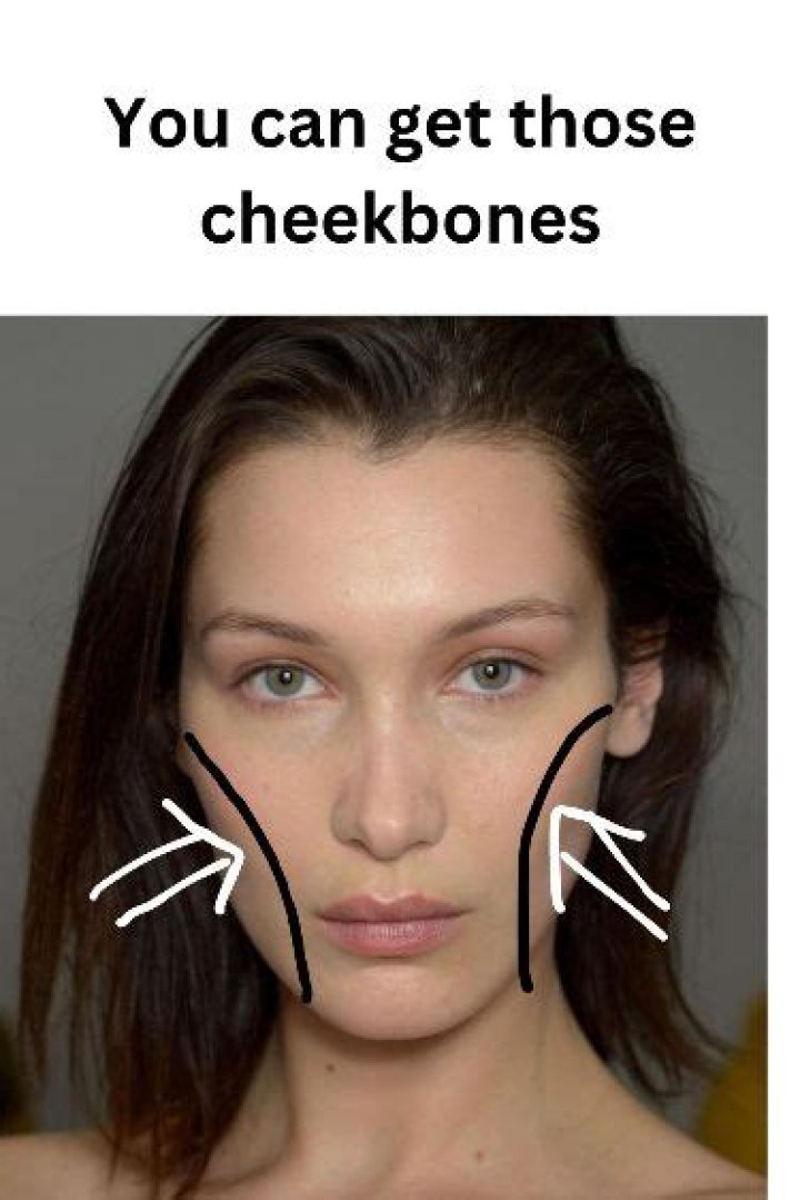 What kind of cheekbones are attractive?