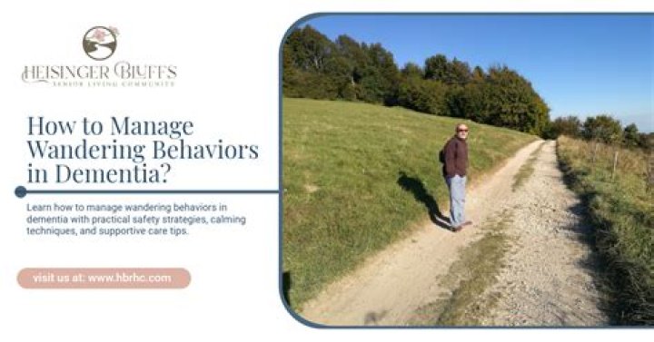 What triggers wandering in dementia?
