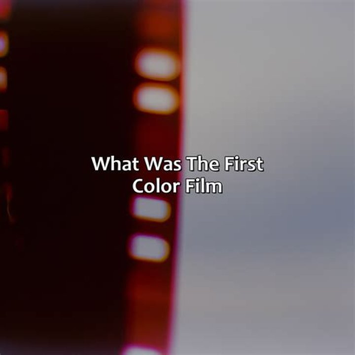What was the first color to exist?