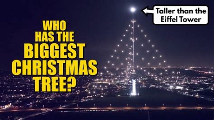 Where is the world's largest Christmas tree?