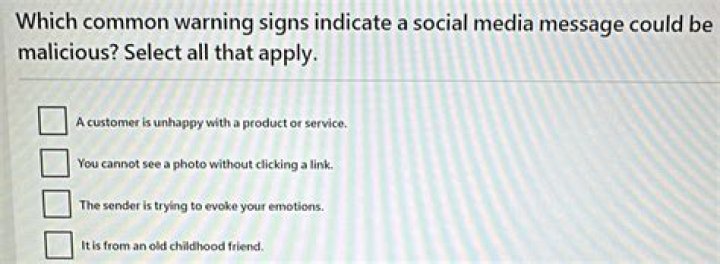 Which signs indicate your social media account was definitely hacked?