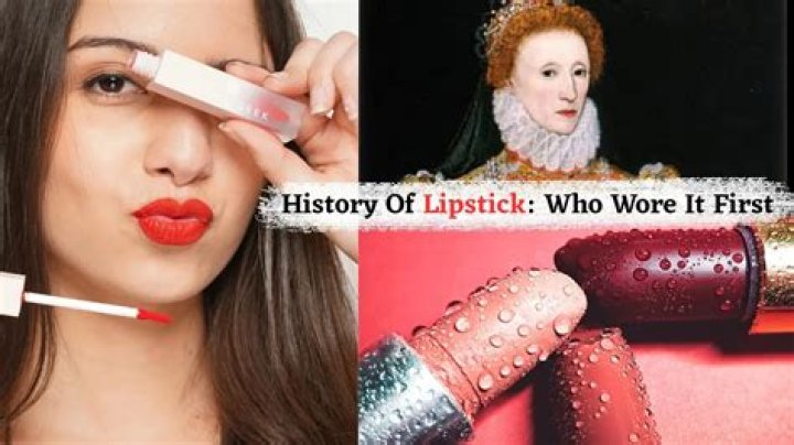 Who invented lipstick?