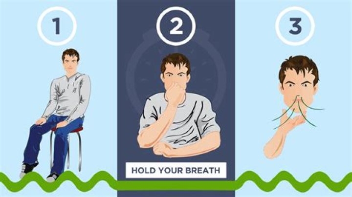 Why does holding your breath clear your nose?