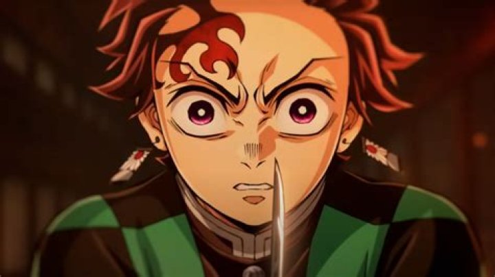 Why does Tanjiro have a red mark?
