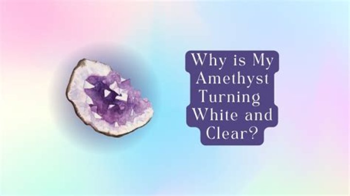 Why is my pink crystal turning white?